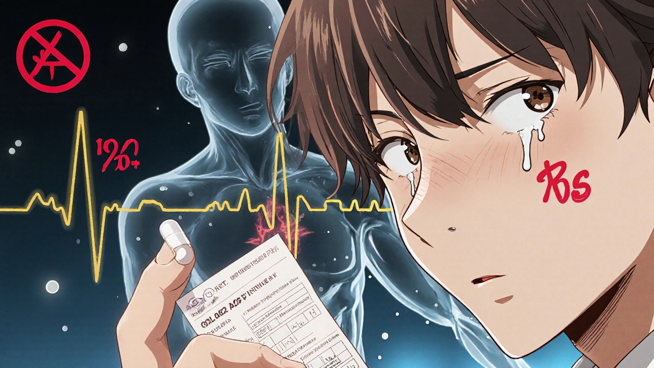 Hand holding a pill as ghostly NTI warnings clash with golden bioequivalence boundaries above a patient&#039;s heart monitor.