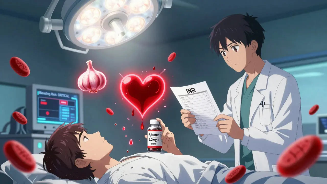 Garlic Supplements and Anticoagulants: What You Need to Know About Bleeding Risk