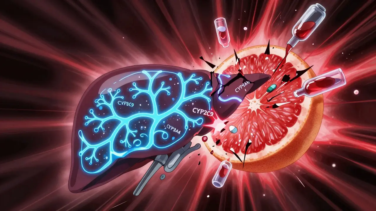 CYP450 Interactions: Grapefruit, Warfarin, and SSRIs Explained
